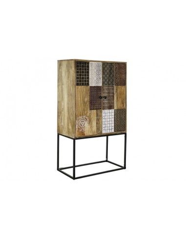 APARADOR MANGO METAL 84X43X152 MARRON...