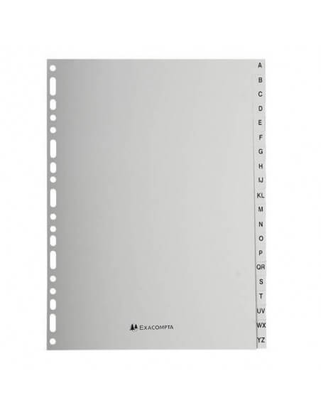 SEPARADOR A4 AZ PLASTICO GRIS