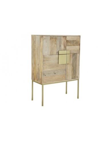 APARADOR MADERA METAL 80X38X118 30 KG...
