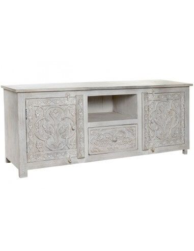 MUEBLE TV MANGO MADERA 151X40X60...