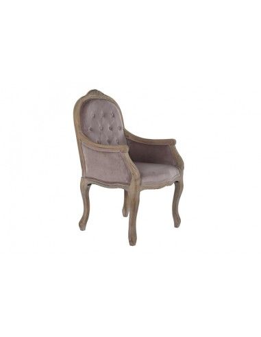 SILLA LINO RUBBERWOOD 63,5X50X102 ROSA