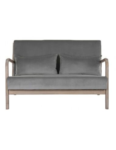 SOFA POLIESTER RUBBERWOOD 122X85X74 2...