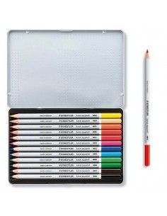 lápices de colores solubles en agua staedtler karat