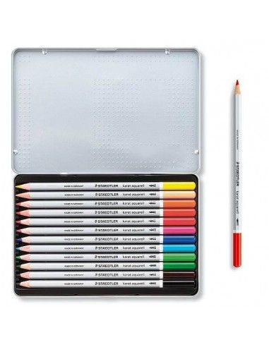 lápices de colores solubles en agua staedtler karat