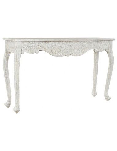 CONSOLA MANGO 150X40X90 DECAPE BLANCO