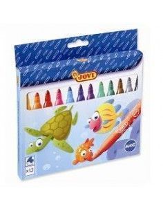 Rotuladores Jovi Maxi con colores vibrantes y diseño ergonómico