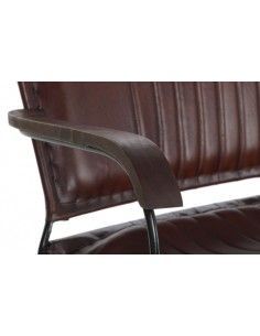BANCO METAL PIEL 127X70X74... 2
