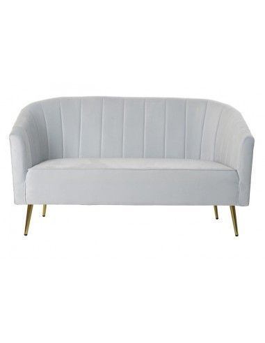 SOFA POLIESTER METAL 140X77X81 AZUL...