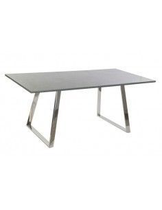 MESA COMEDOR ACERO CRISTAL...