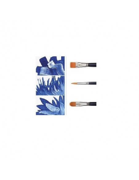 SET 3 PINCELES POLIESTER SERIES 294 295 Y 296 OLEO Y ACRILICO VAN GOGH