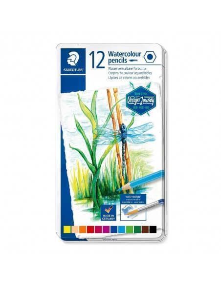 Lápices de colores acuarelables Staedtler con efecto pintura