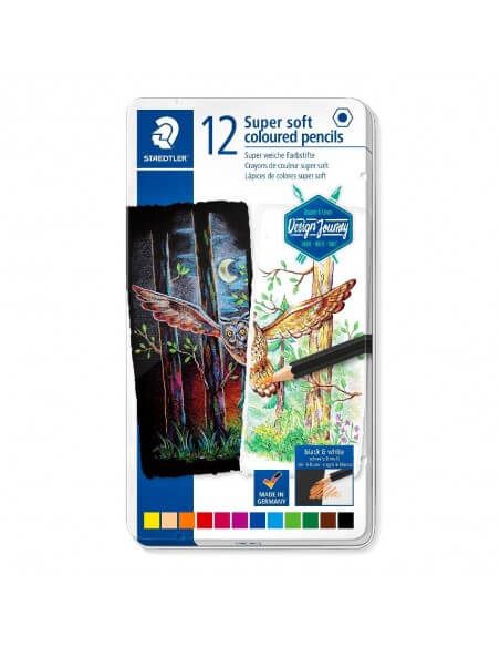 Colores surtidos Staedtler 149C aplicados en papel