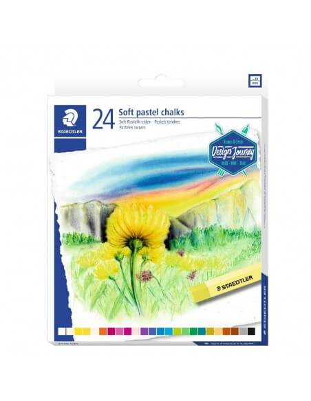 tizas pastel Staedtler 2430 para difuminado artístico