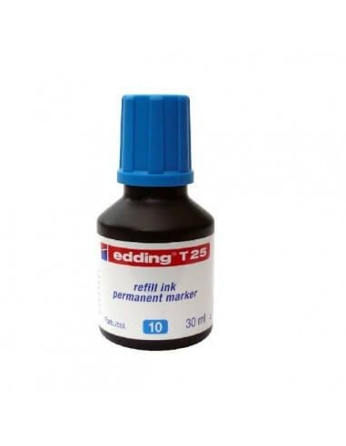 Aplicación de tinta Edding T25 con pincel