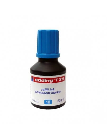 Aplicación de tinta Edding T25 con pincel