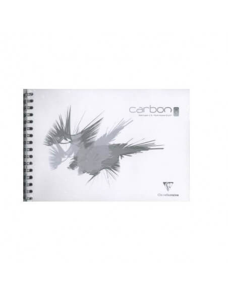 BLOC DE DIBUJO DE CARBON BLANCO ESPIRAL A4 70 HOJAS 90 GR 21 X 29,7
