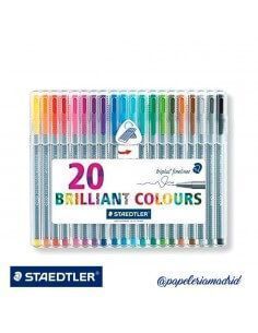 triplus fineliner colores surtidos en estuche
