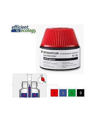 Cargador tinta Staedtler Lumocolor 20 ml – recarga limpia