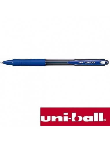Bolígrafo Uni Laknock cuerpo plástico PP negro