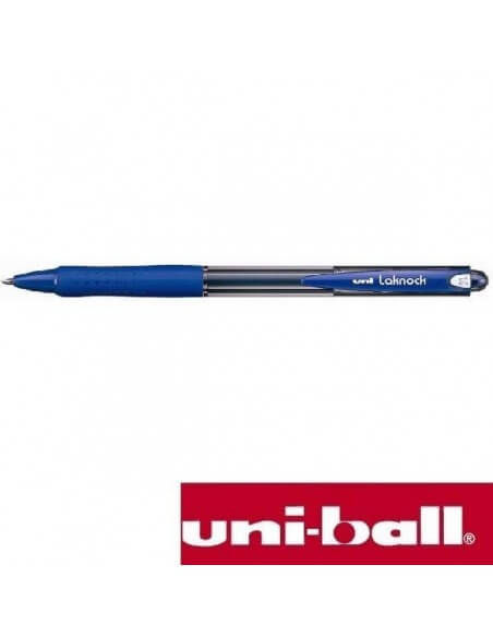 Bolígrafo Uni Laknock cuerpo plástico PP negro
