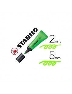 Tinta fluorescente Stabilo Neon en papel