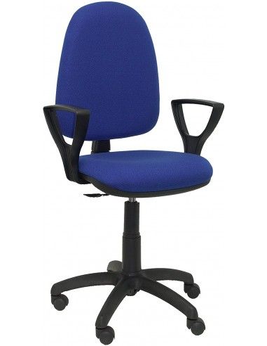 Silla de oficina con brazos fijos y...