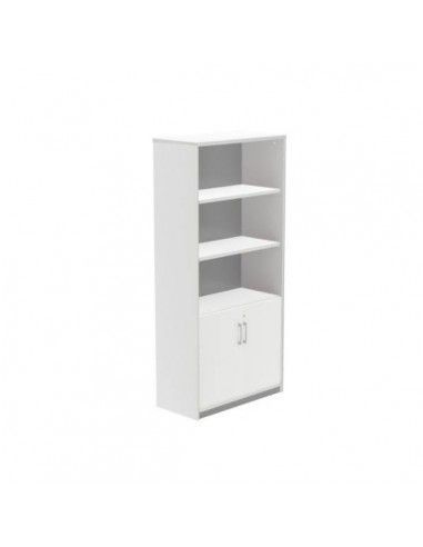 armario de oficina blanco 156x90x45 Rocada serie Store