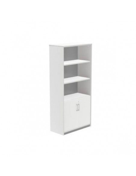 armario de oficina blanco 156x90x45 Rocada serie Store