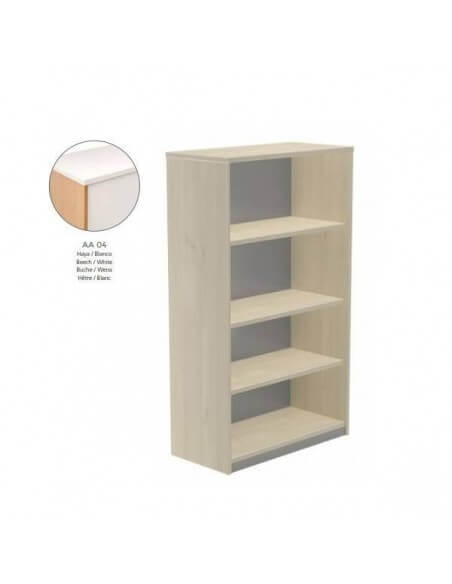 armario rocada serie store blanco 156x90x45 vista frontal