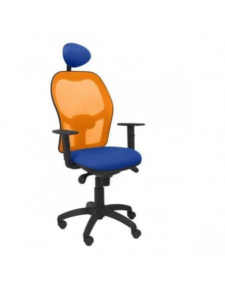 Silla Piqueras y Crespo en tejido Bali color naranja