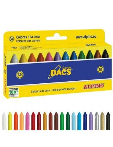 lápices de cera DACS para dibujo infantil