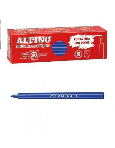 Rotuladores unicolores Alpino punta fina
