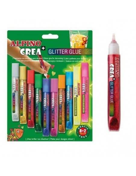 Pegamento Alpino Glitter Glue purpurina colores