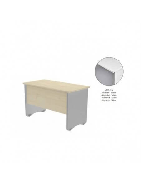 Mesa Rocada Work 160x80 cm melamina blanca