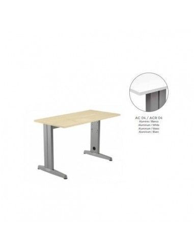 Mesa de oficina Rocada metálica 160x80 cm