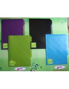 Dosier de fundas A4 con 4 pestañas ICR Quality