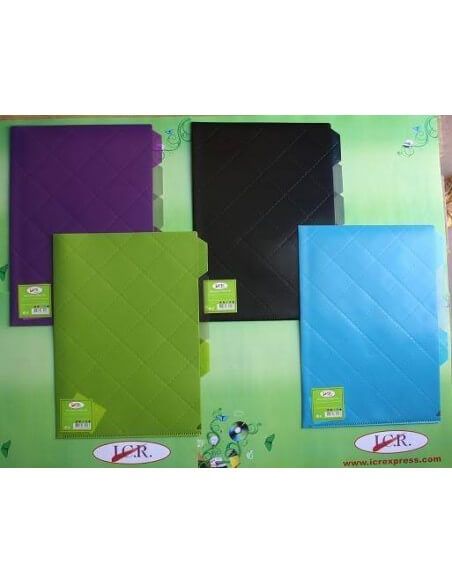 Dosier de fundas A4 con 4 pestañas ICR Quality