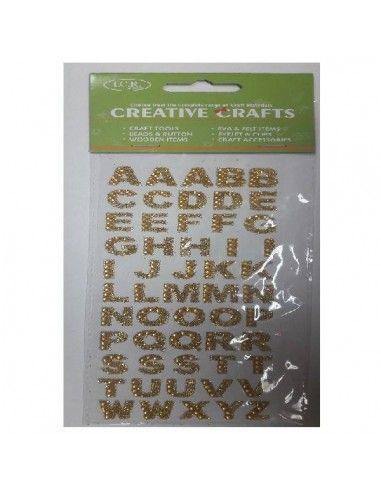 blister con letras adhesivas decoradas para manualidades