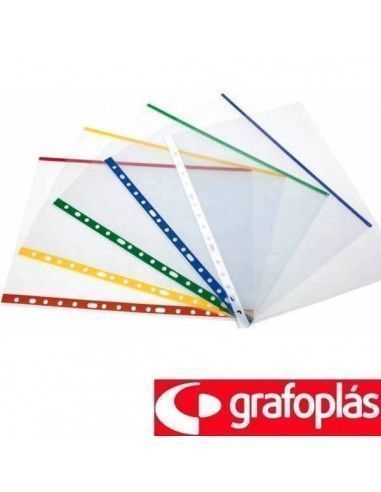 Fundas folio 16 taladros reforzadas