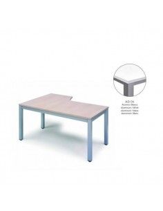 Mesa Rocada Executive forma de L derecha 180x120