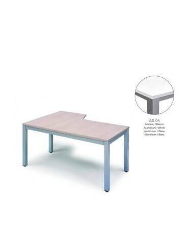Mesa Rocada Executive forma de L derecha 180x120