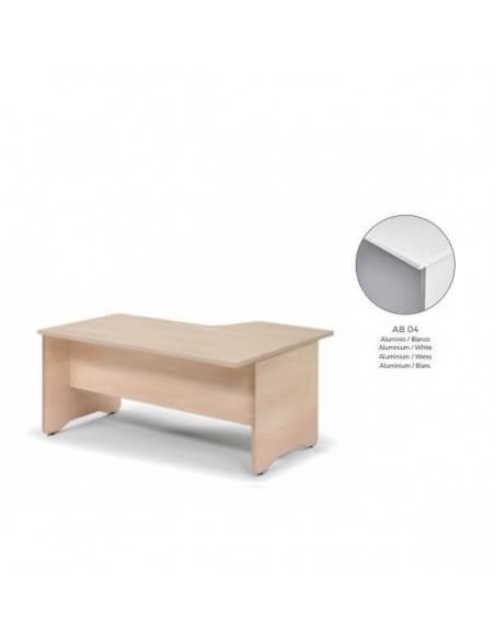 Mesa Rocada Work forma L izquierda 180x120 cm para oficina