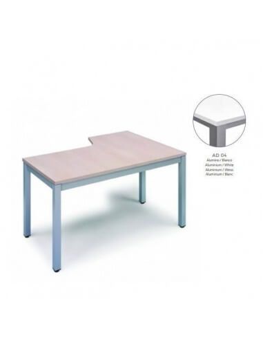 Mesa Rocada Executive L izquierda 180x120 cm profesional