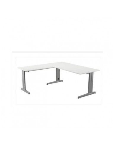 Mesa Rocada Metal Adjust Ala 100x60 cm para oficina