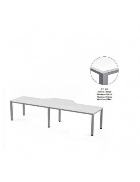 Mesa Rocada Executive en L 160x163x240 elegante y robusta