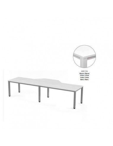 Mesa Rocada Executive en L 160x163x240 ideal para oficinas