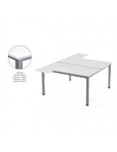 Mesa Rocada Executive en L 180x163x240 elegante y robusta