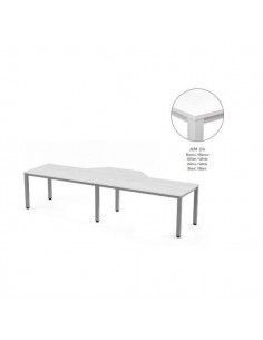 Mesa Rocada Executive en forma de L 360x163x240 cm