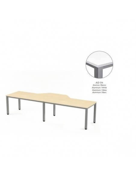 Mesa Executive Rocada en L 320x120x80 cm elegante