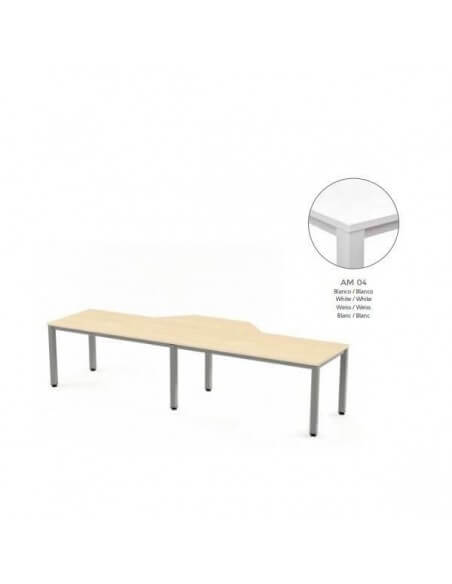 Mesa en forma de L Rocada Executive 320x120x80 para oficina